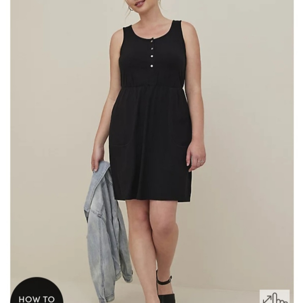 Torrid Button Down Jersey Knit Bodycon Dress
